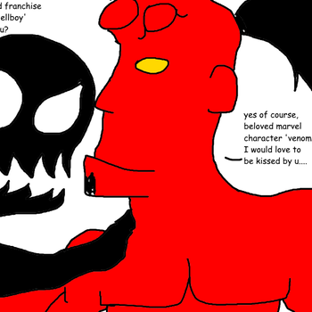 Thumbnail for 20231217venom_hellboy_kiss.png